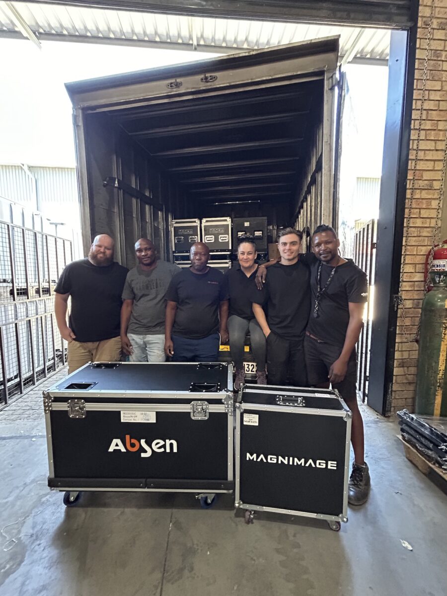 Lucidity taking delivery of their new Absen panels