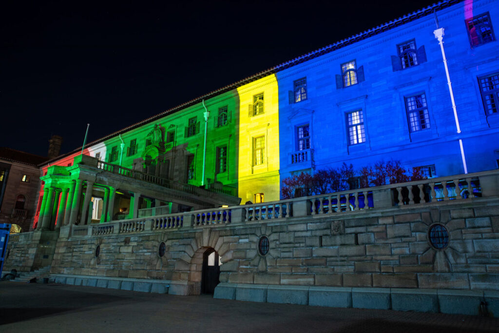 Robe SA Presidential Inauguration 2024 Facade Union Buildings 04