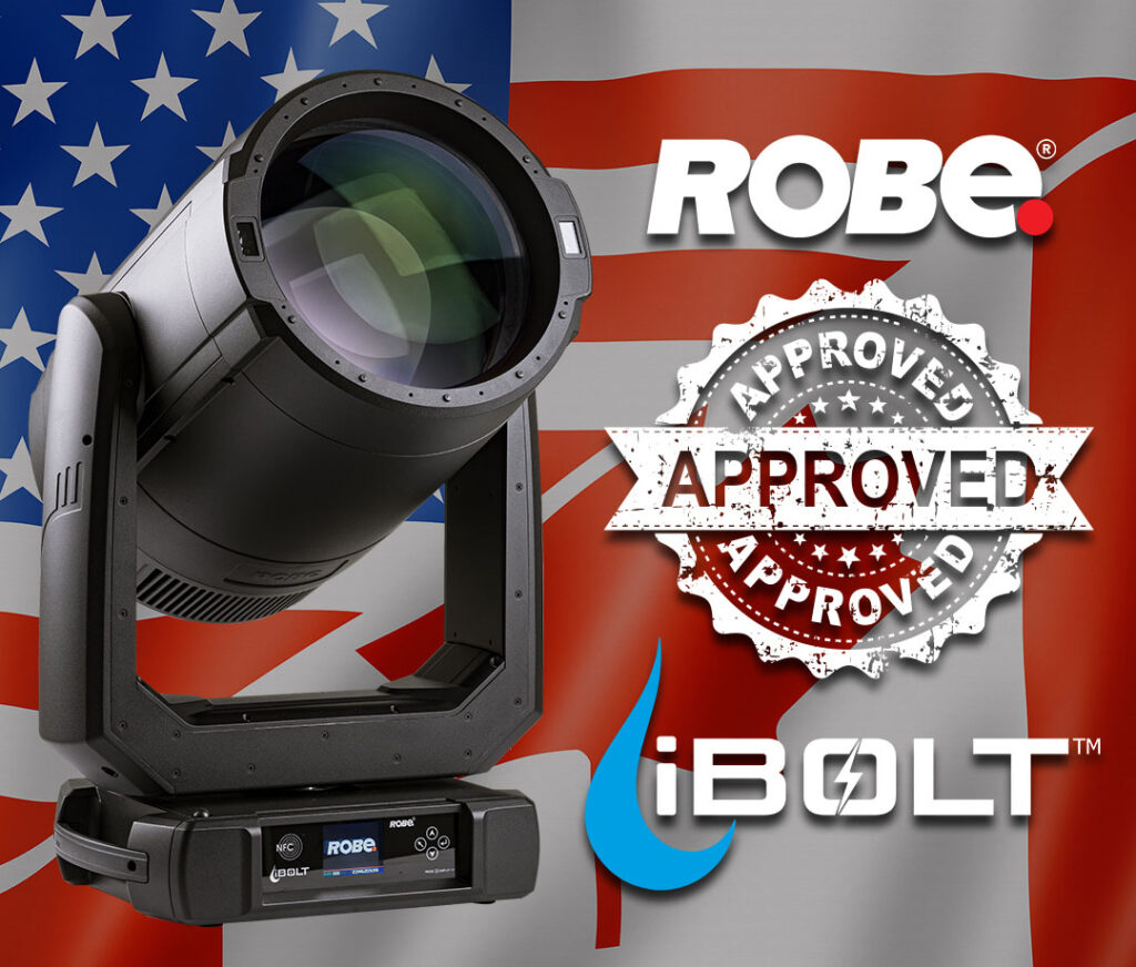 Robe iBolt NA Approved graphic