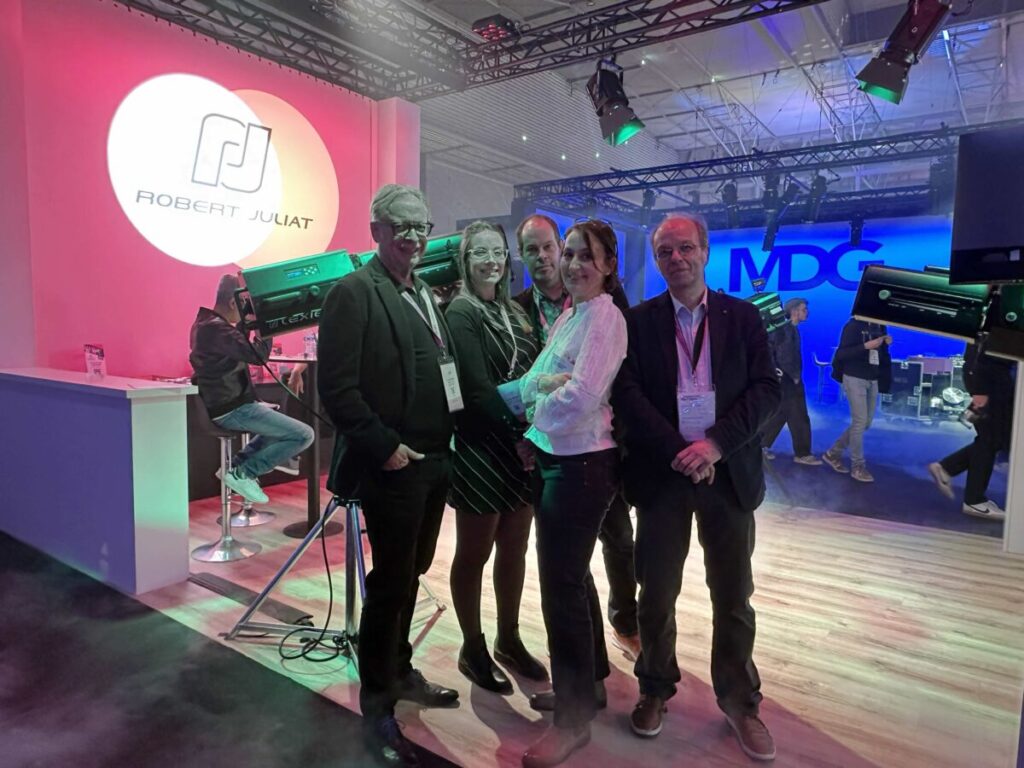 The Robert Juliat Team at ISE 25 sml 1