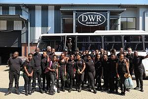 Students from the Department of Performing Arts Technology (TUT) visit DWR for an intro to product training 2015
