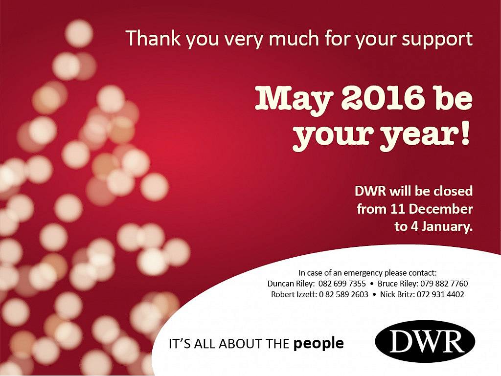 DWR Happy Holidays 2015