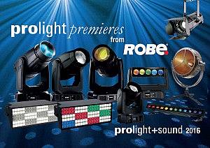 Robe Prolight+Sound 2016 new products