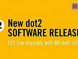 dot2 software 1.2.2.8 released: 512 free DMX channels with MA dot2 onPC