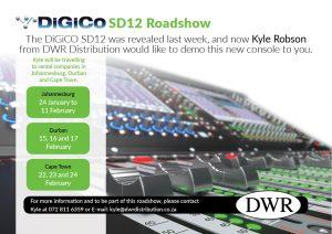 DiGiCo SD12 Roadshow green