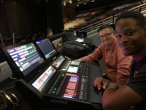 Mduduzi Msibi and Estian Els of Mosaïek Theatre