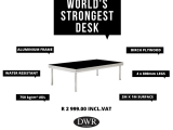 The world's strongest desk