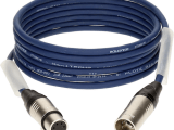 New PRO DMX cable series LX4 and LX5 with blue outer jacket and XLR by KLOTZ or Neutrik