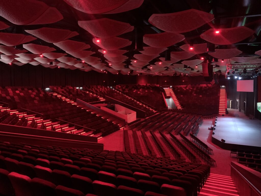 3CI Auditorium in Red