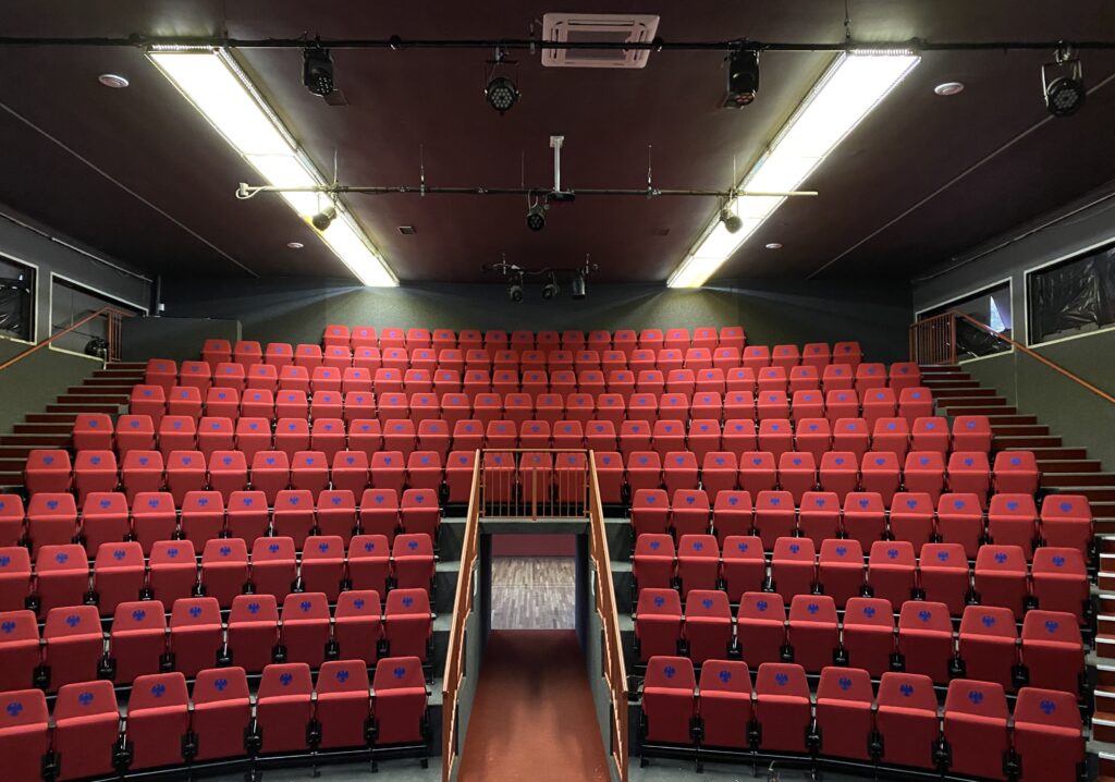 1 New chairs complete The Gibson Kente Theatre at Hudson Park High School in East London
