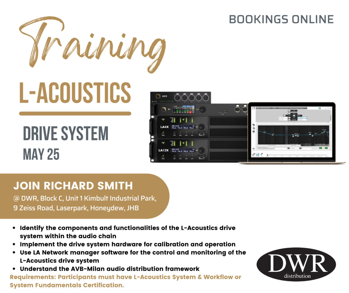 L Acoustics Drive System 1