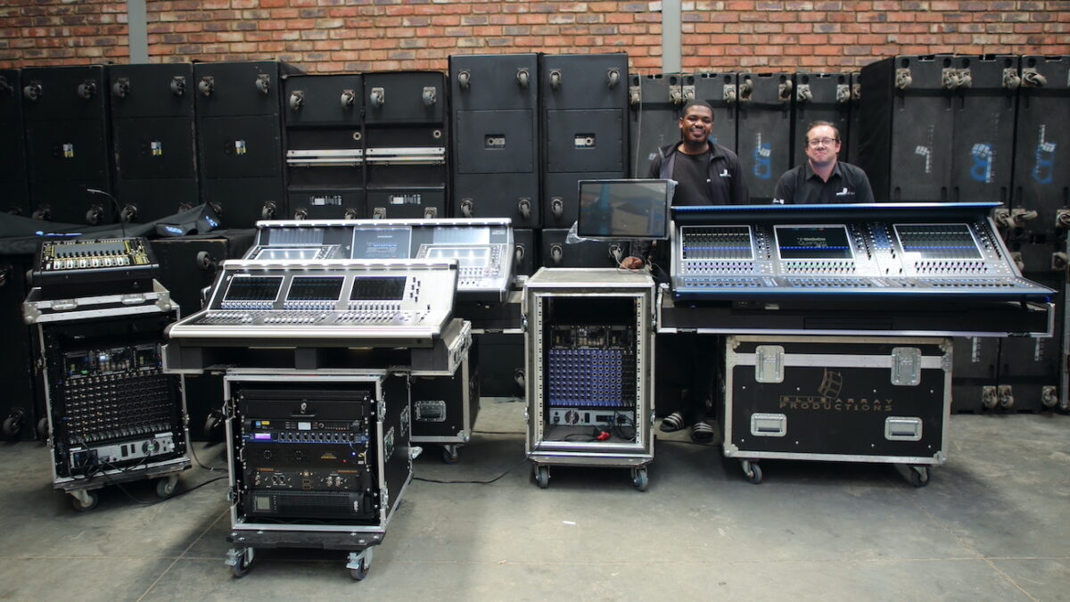 Blue Array, the first to own a DiGiCo Quantum in the SA rental market