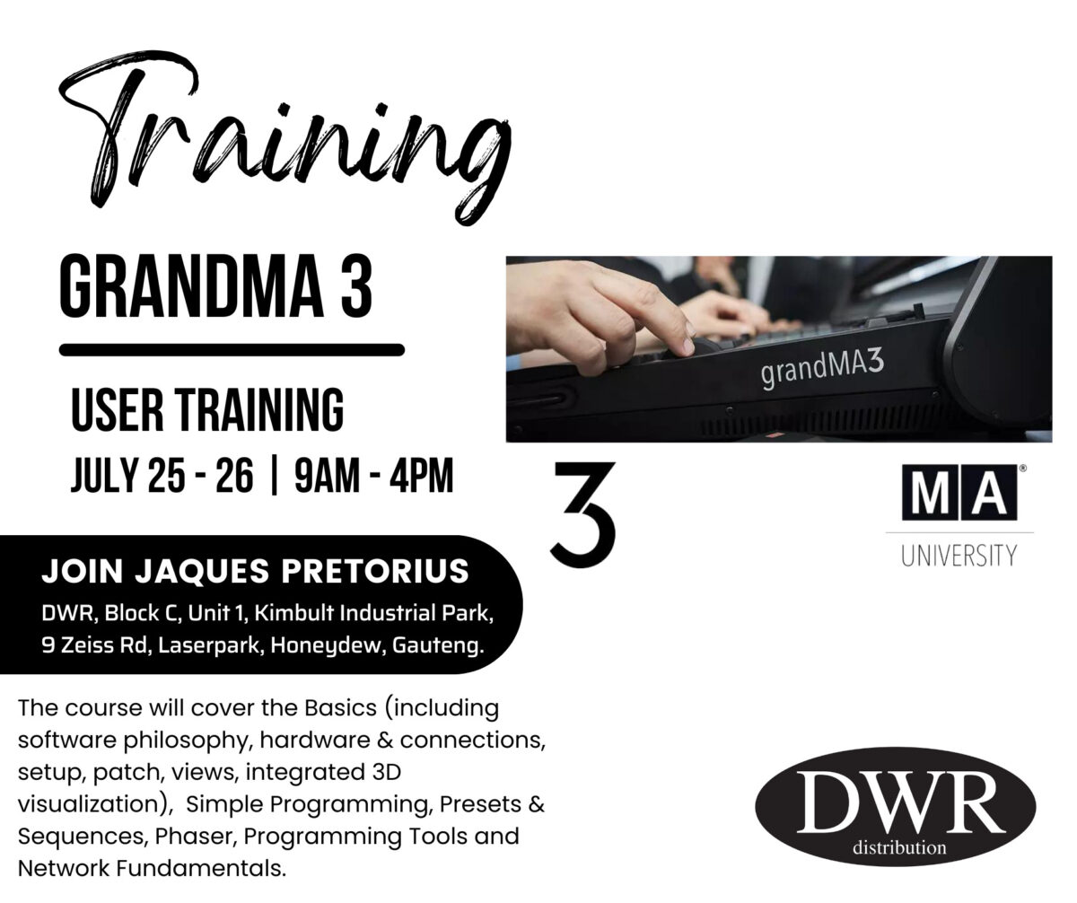 granMA3 User Training July 2023