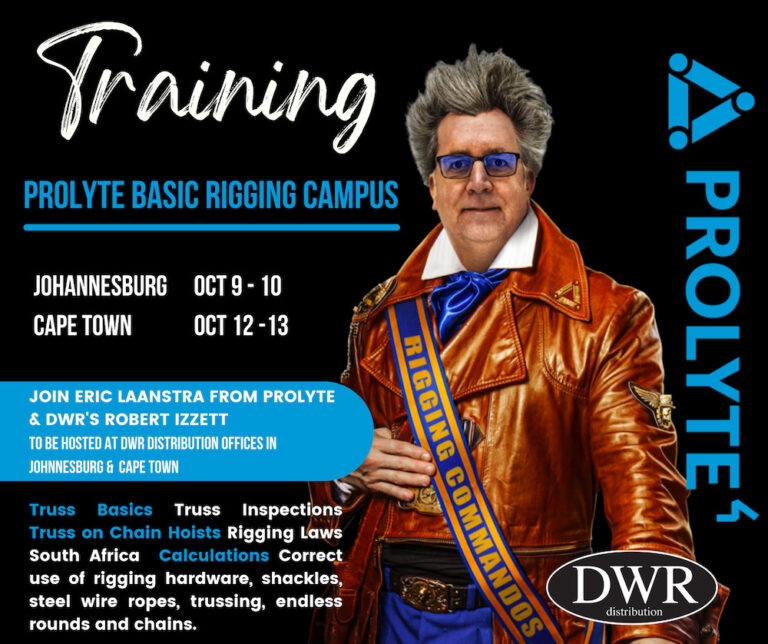 Prolyte Basic Rigging Campus in JHB and Cape Town