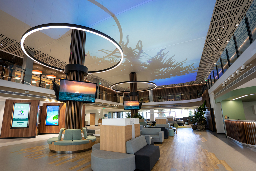 tvONE CORIOmaster mini perfectly blends multiprojections at TAFE