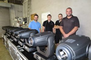 The Shattered Glass team, Richard Horwell, Daniel McInnes, Richard Newton, Francois Fourie