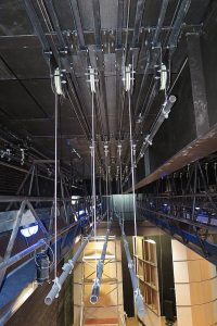 Fly bars and pulleys