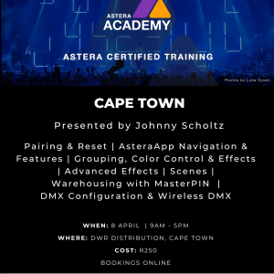 Astera Certified Mastery Class, Cape Town
